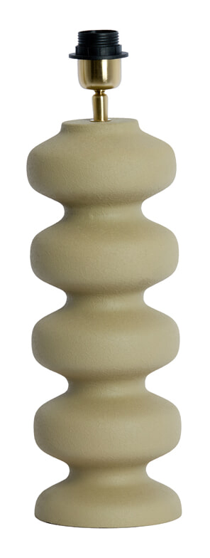 Light & Living Lampvoet Soroca 42cm - Mat Bruin/Grijs (excl. kap) - Rond | Light & Living