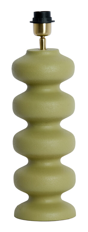 Light & Living Lampvoet Soroca 42cm - Olijfgroen (excl. kap) - Rond | Light & Living