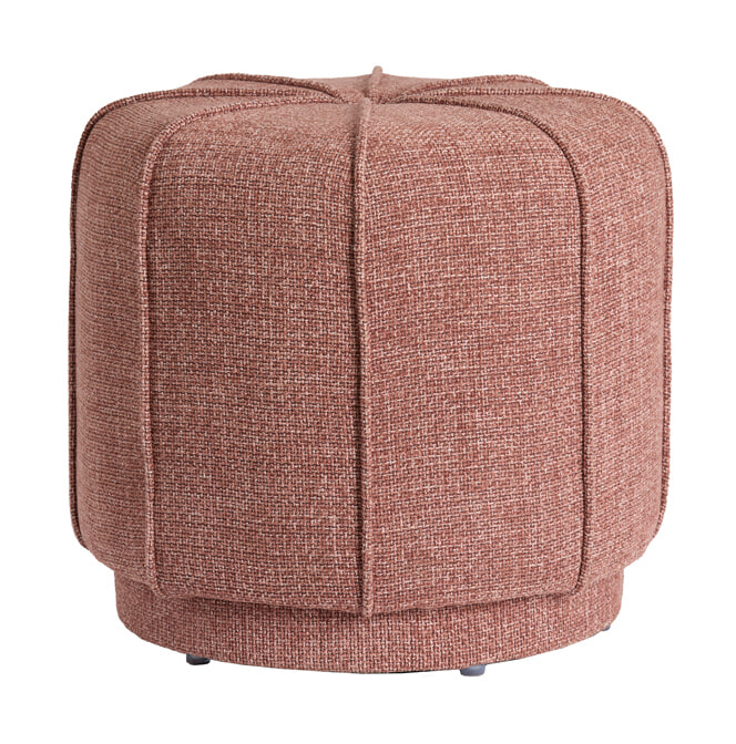 Light & Living Poef Belisso 51cm - Roze - Rond | Light & Living