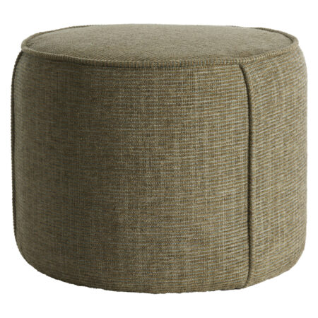 Light & Living Poef Domoni Chenille - Groen | Light & Living