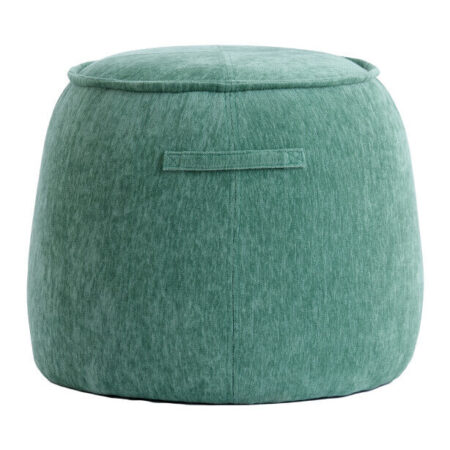 Light & Living Poef Sibiu Ø50cm - Groen - Rond | Light & Living