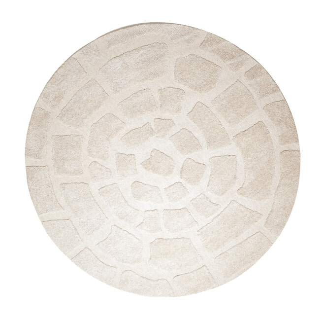 Light & Living Rond Vloerkleed Bajelo 220cm - Beige | Light & Living