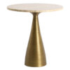 Light & Living Ronde Bijzettafel Bahia Travertin