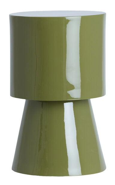 Light & Living Ronde Bijzettafel Nysa Ø30cm - Olijfgroen | Light & Living