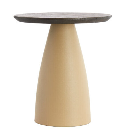 Light & Living Ronde Bijzettafel Ocana Hout en metaal