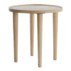 Light & Living Ronde Bijzettafel Qiano Mangohout