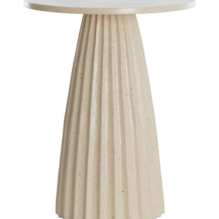 Light & Living Ronde Bijzettafel Veglia 40cm - Zand | Light & Living