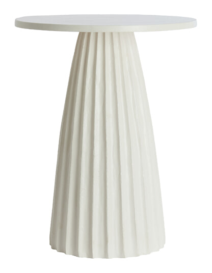 Light & Living Ronde Bijzettafel Veglia Ø40cm - Crème | Light & Living