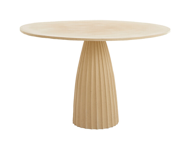 Light & Living Ronde Eettafel Veglia 120cm - Mat Zand | Light & Living