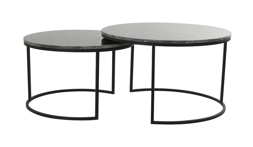 Light & Living Salontafel Alfio Set van 2 stuks