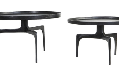 Light & Living Salontafel Pano Set van 2 stuks - Donker Brons - Rond | Light & Living