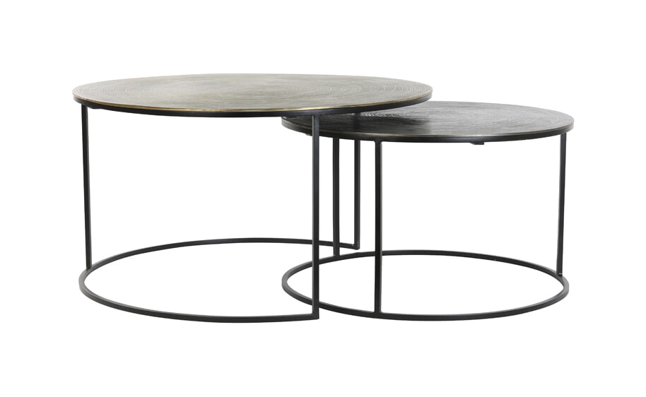 Light & Living Salontafel Primo Set van 2 stuks