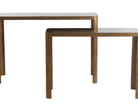 Light & Living Sidetable Oxe Set van 2 stuks - Antiek Brons | Light & Living