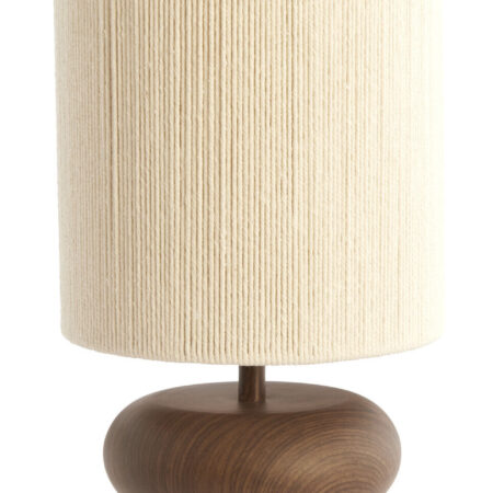 Light & Living Tafellamp Danialo Touw en houtlook