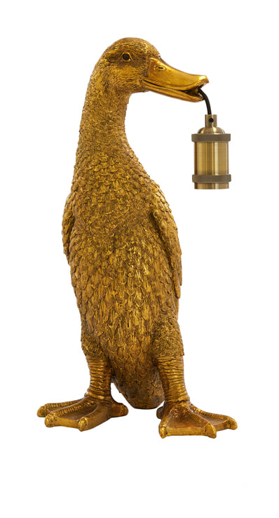 Light & Living Tafellamp Duck 48cm - Antiek Brons | Light & Living