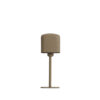 Light & Living Tafellamp Elenie 36cm - Mat Donkerbruin - Vierkant | Light & Living
