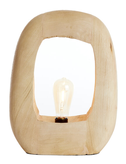 Light & Living Tafellamp Kelafo Mangohout
