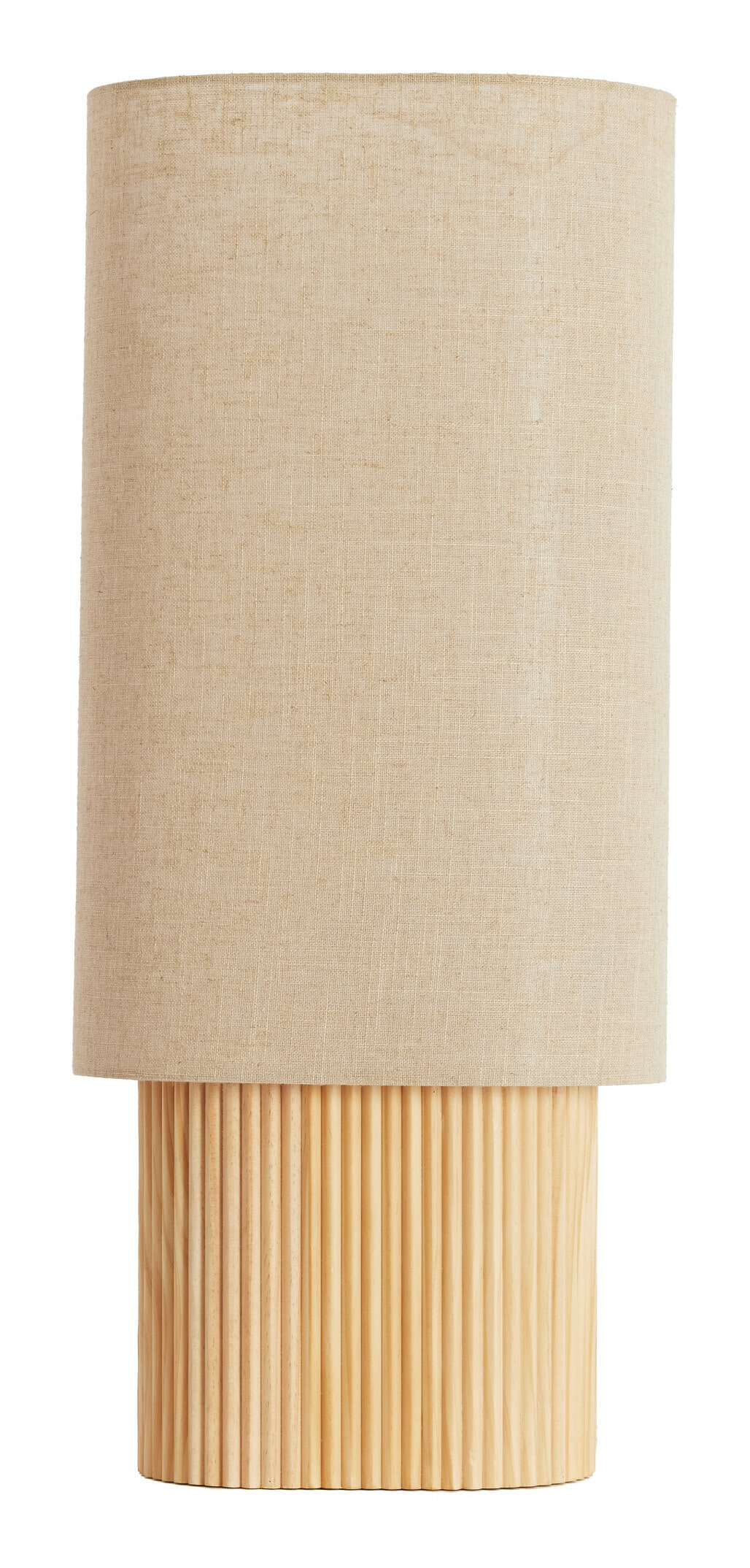 Light & Living Tafellamp Laslo Linnen en hout