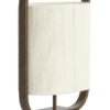 Light & Living Tafellamp Lecce Touw en bruine houtlook
