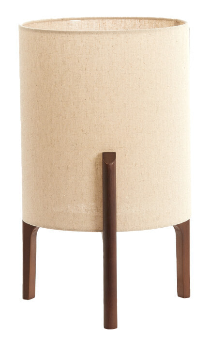 Light & Living Tafellamp Litto Linnenlook en hout