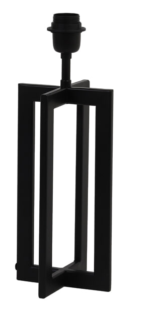 Light & Living Tafellamp Mace 35cm - Mat Zwart (excl. kap) | Light & Living