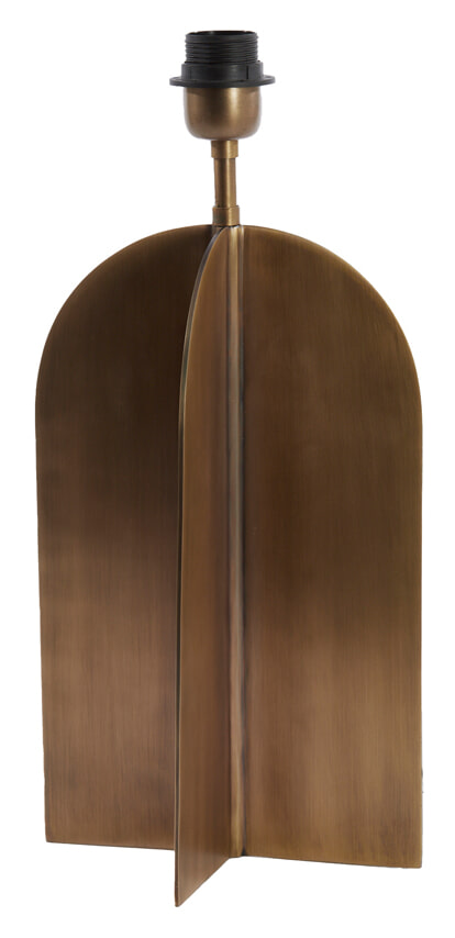 Light & Living Tafellamp Molago 40cm - Antiek Brons (excl. kap) | Light & Living