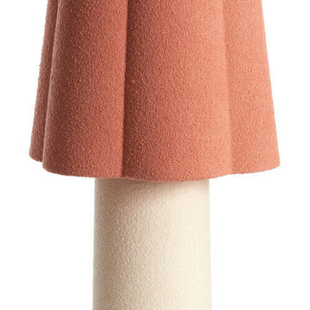 Light & Living Tafellamp Musaby 50cm - Wit/Roze - Rond | Light & Living