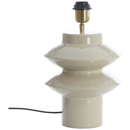 Light & Living Tafellamp Petch 26cm - Lichtgrijs (excl. kap) | Light & Living
