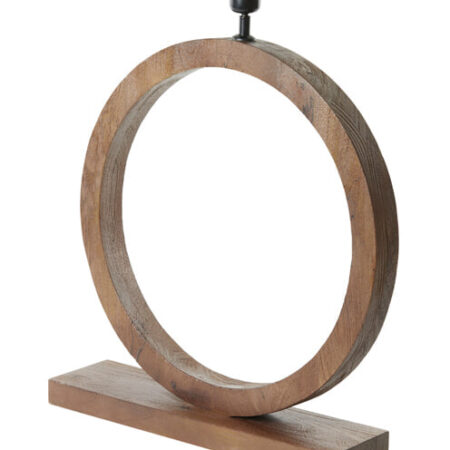 Light & Living Tafellamp Tinar 64cm hoog - Mat Bruin (excl. kap) | Light & Living