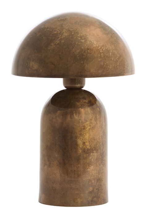 Light & Living Tafellamp Tolima 35cm - Koper/Brons - Rond | Light & Living