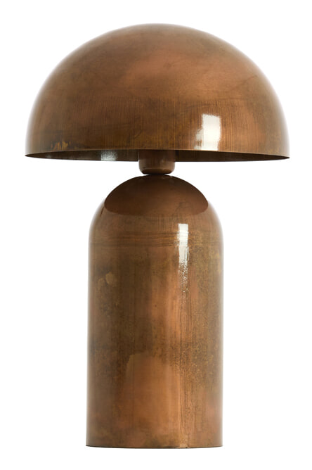 Light & Living Tafellamp Tolima 48cm - Koper/Brons - Rond | Light & Living