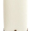 Light & Living Tafellamp Wyn Bouclé en houtlook
