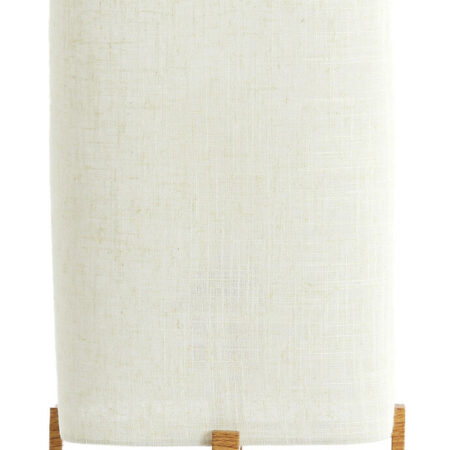 Light & Living Tafellamp Wyn Linnen en houtlook