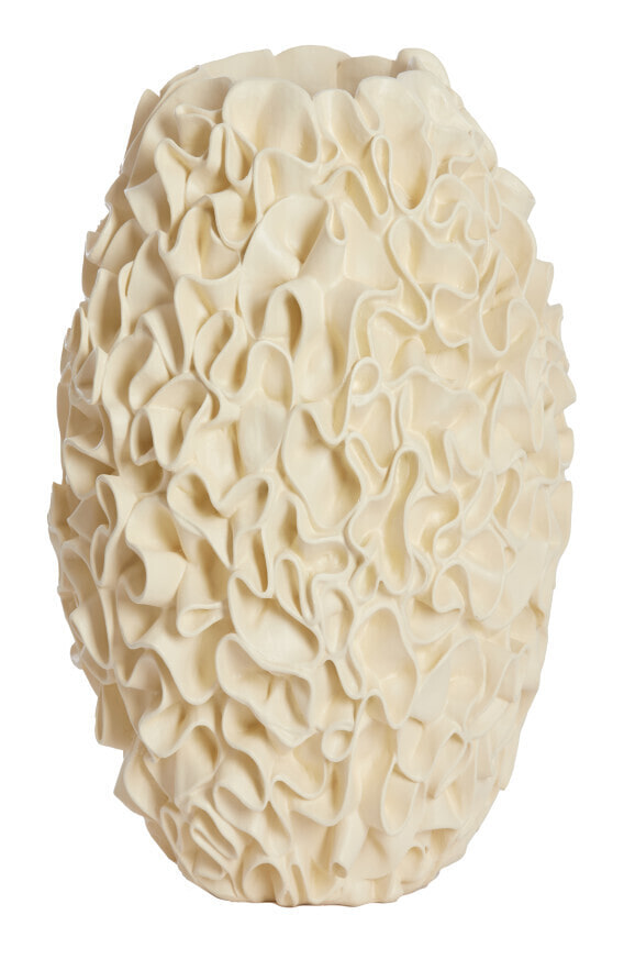 Light & Living Vaas Agello 40cm - Crème - Rond | Light & Living