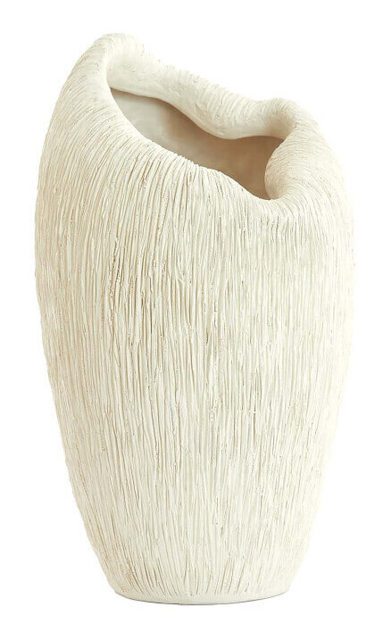 Light & Living Vaas Denisa 37cm - Crème - Ovaal | Light & Living