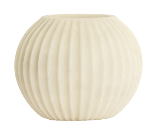 Light & Living Vaas Miralli 24cm - Crème - Ovaal | Light & Living