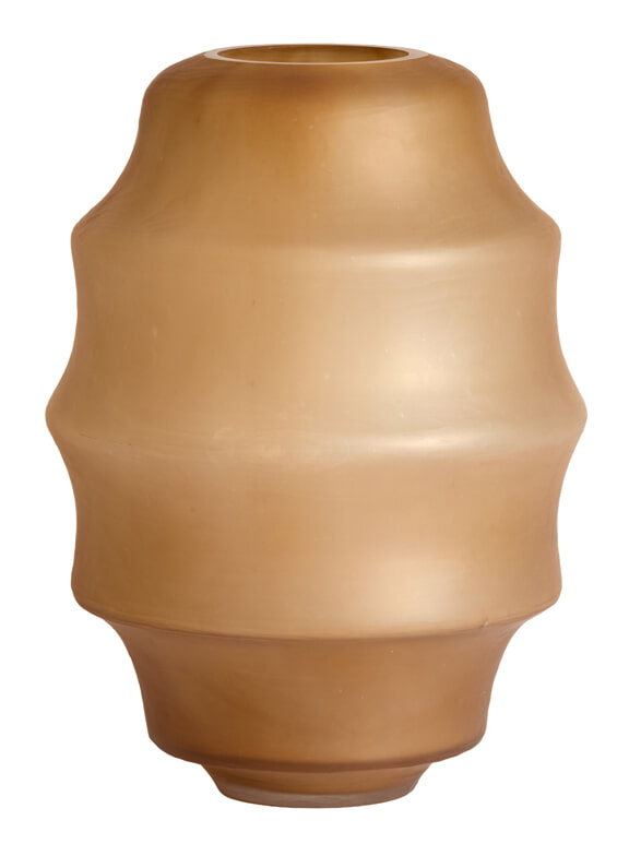 Light & Living Vaas Nayoro Glas