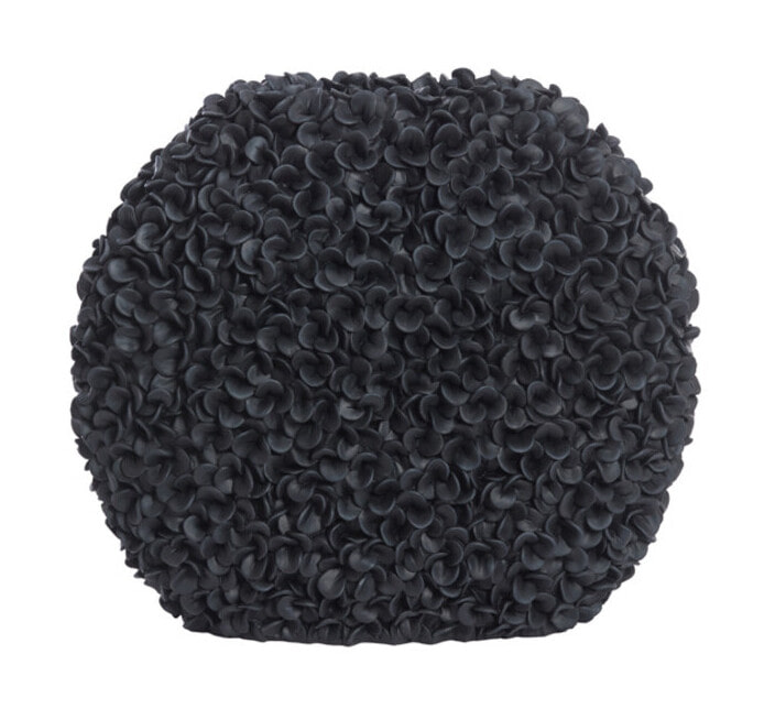 Light & Living Vaas Phylia 47cm - Mat Zwart - Ovaal | Light & Living
