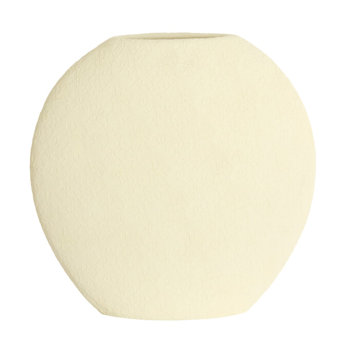 Light & Living Vaas Renda 50cm - Crème - Ovaal | Light & Living