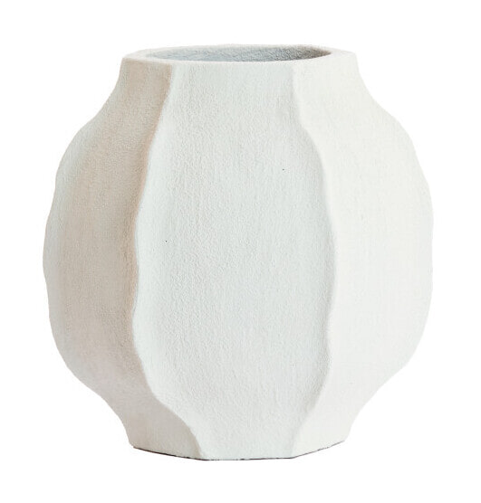 Light & Living Vaas Saphira 35cm - Mat Wit - Rond | Light & Living