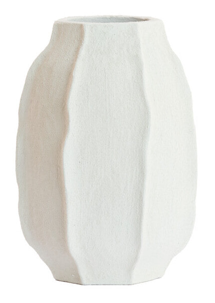 Light & Living Vaas Saphira 42cm - Wit - Rond | Light & Living
