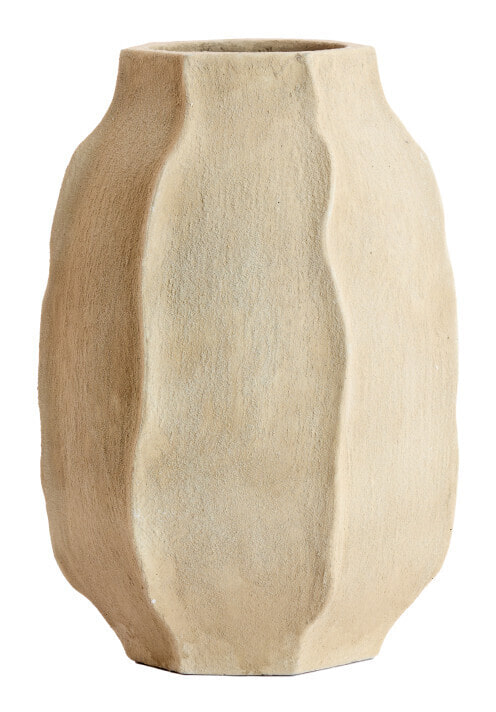 Light & Living Vaas Saphira 50cm - Zand - Rond | Light & Living