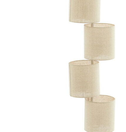 Light & Living Vloerlamp Benigno Linnen