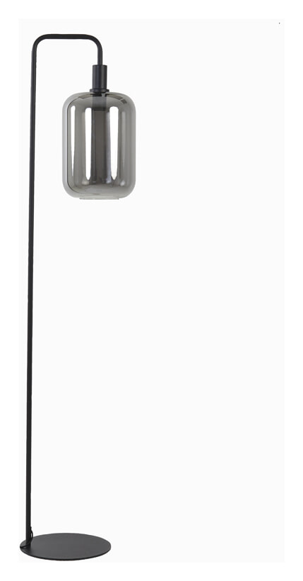 Light & Living Vloerlamp Lekar 155cm - Zwart | Light & Living