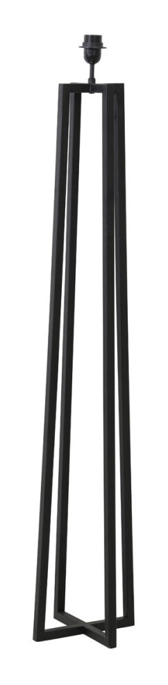 Light & Living Vloerlamp Miley 130cm - Mat Zwart (excl. kap) - Vierkant | Light & Living