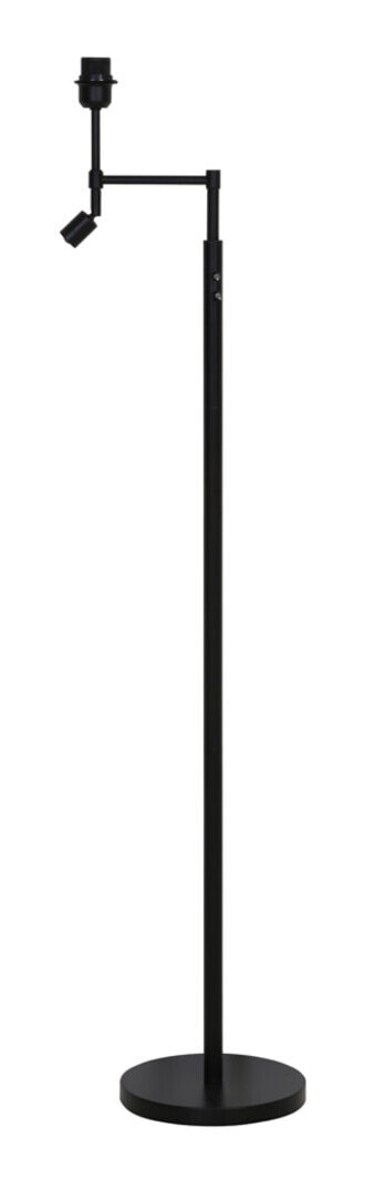 Light & Living Vloerlamp Montana Met LED - Mat Zwart (excl. kap) - Rond | Light & Living