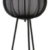 Light & Living Vloerlamp Plumeria 132cm - Zwart | Light & Living