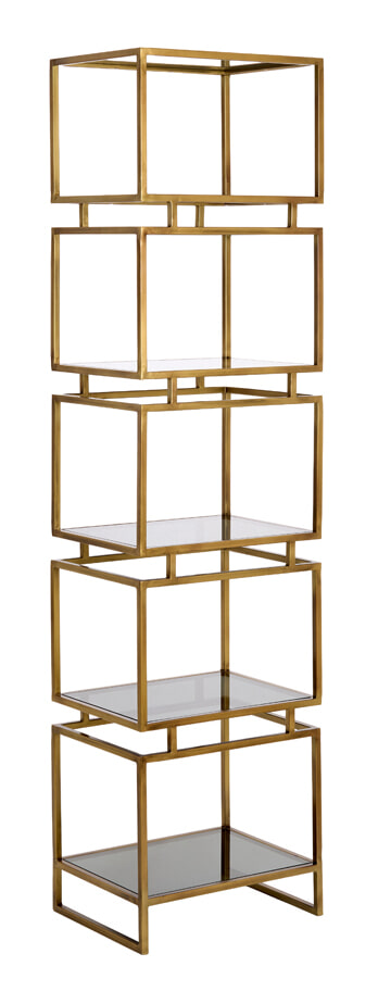 Light & Living Wandkast Lucambo Metaal en Glas