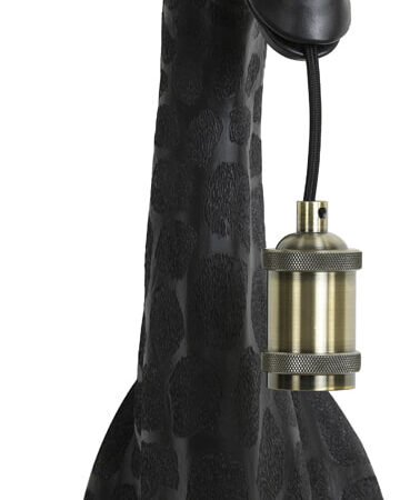 Light & Living Wandlamp Giraffe - Mat Zwart | Light & Living