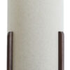 Light & Living Wandlamp Litto Linnen en hout - Naturel/Donkerbruin - Rond | Light & Living